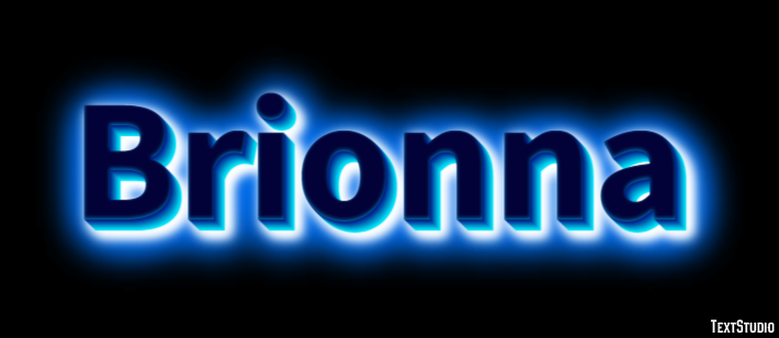 Brionna Texteffekt
