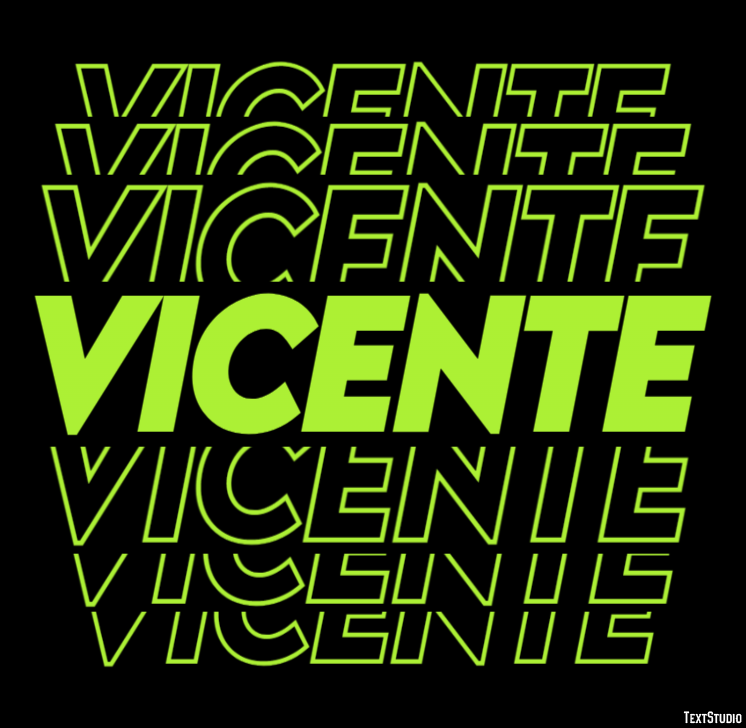 Vicente Text Effect
