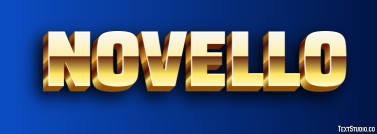 Novello Effetto testo