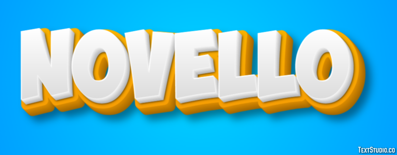 Novello Effetto testo