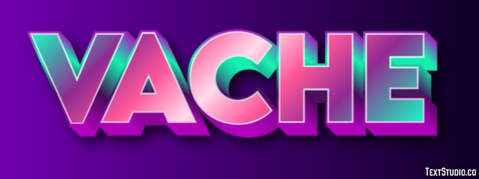 Vache Effet de Texte