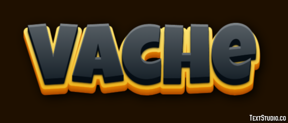 Vache Effet de Texte