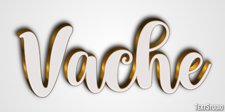 Vache Effet de Texte