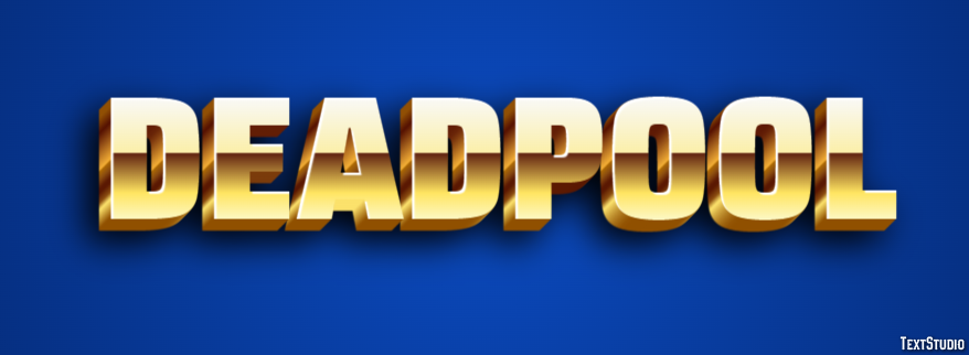 Deadpool Effet de Texte