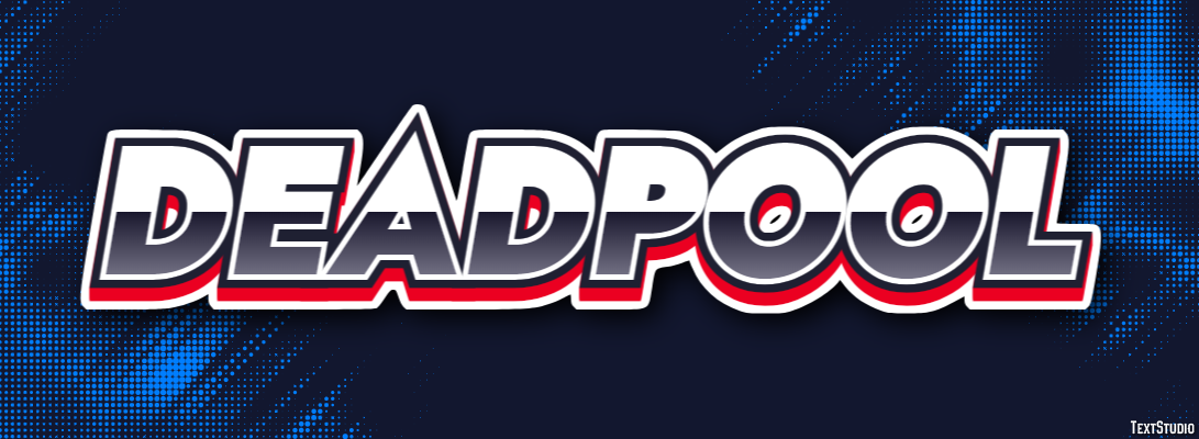 Deadpool Effet de Texte