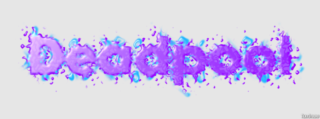 Deadpool Effet de Texte
