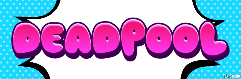 Deadpool Effet de Texte