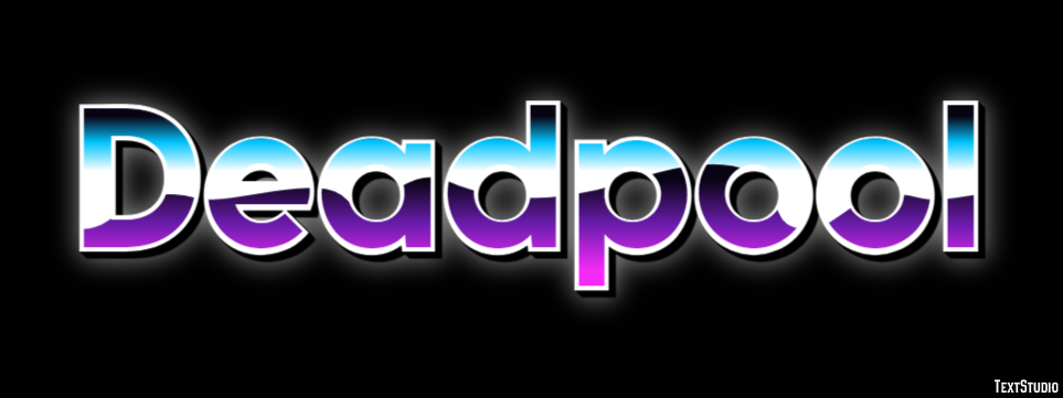 Deadpool Effet de Texte