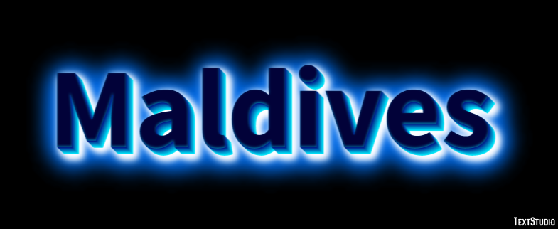 Maldives Text Effect