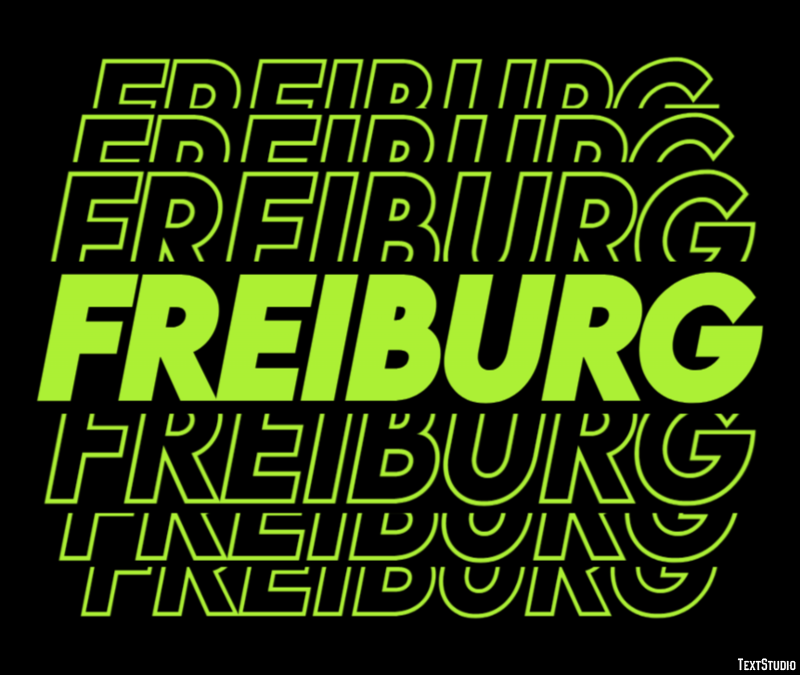 Freiburg Efekt tekstowy