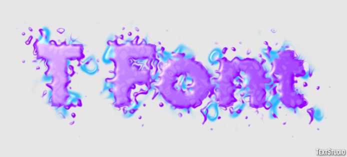 T Font Effetto testo