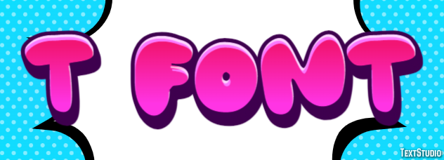 T Font Text effect