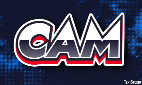 Cam Text effect