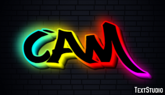 Cam Text effect