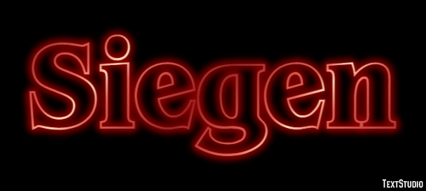 Siegen Efeito de texto
