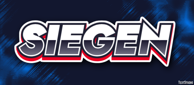Siegen Efeito de texto