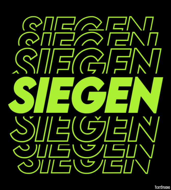 Siegen Efekt tekstowy