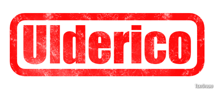 Ulderico Effetto testo