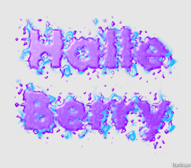 Halle Berry Text Effect