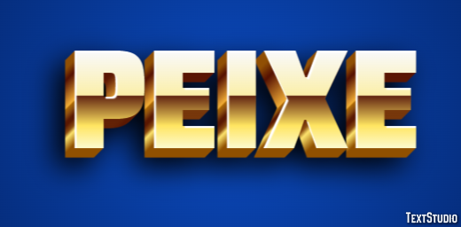 Peixe Efeito de texto