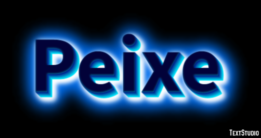 Peixe Efeito de texto