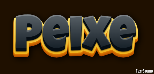 Peixe Efeito de texto