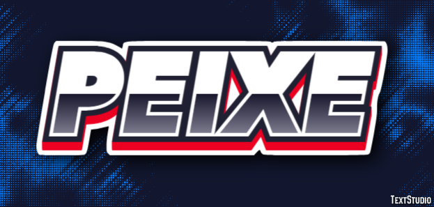 Peixe Efeito de texto
