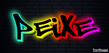Peixe Efeito de texto