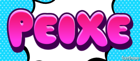 Peixe Efeito de texto