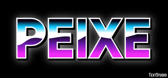 Peixe Efeito de texto
