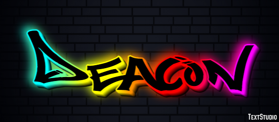 Deacon Text effect