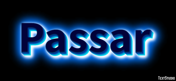 Passar Efeito de texto