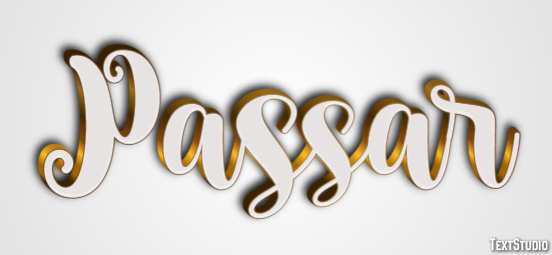 Passar Efeito de texto