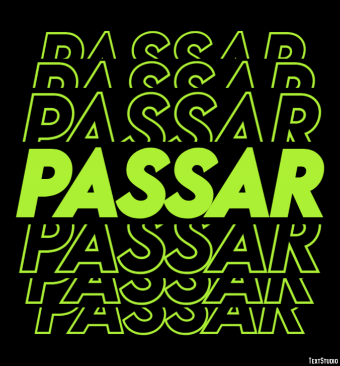 Passar Efeito de texto