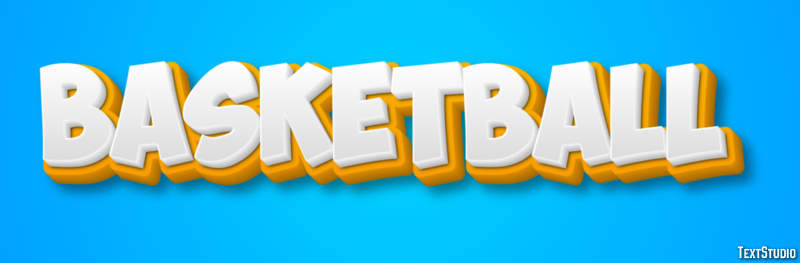 Basketball Text Effect