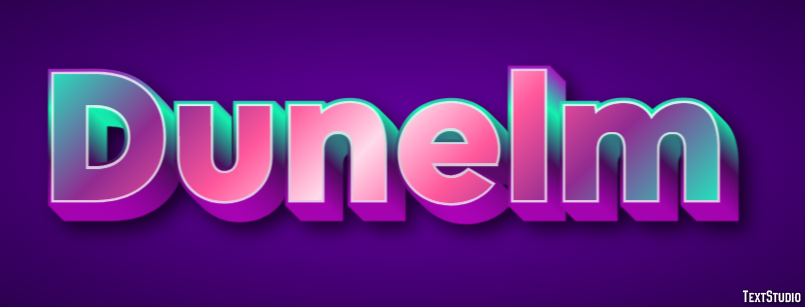 Dunelm Text effect