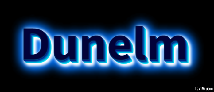 Dunelm Text Effect