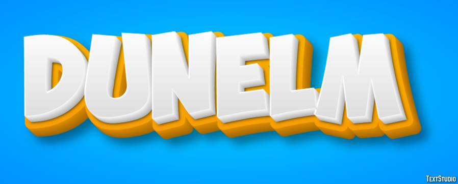 Dunelm Text Effect