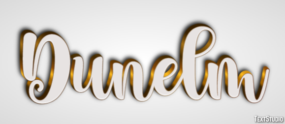 Dunelm Text Effect