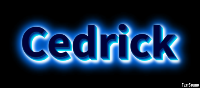 Cedrick Texteffekt