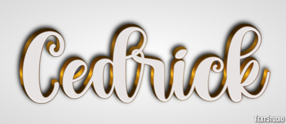 Cedrick Text Effect