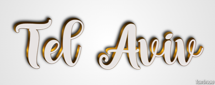 Tel Aviv Text Effect