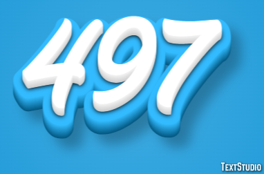 497 Text Effect