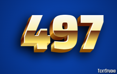 497 Text Effect