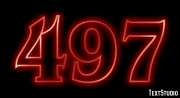 497 Text Effect