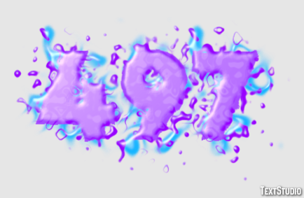 497 Text Effect