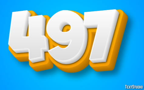 497 Text Effect