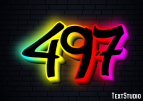 497 Text Effect