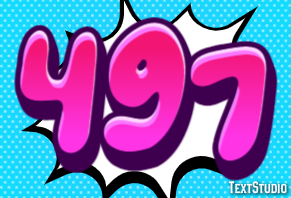 497 Text Effect