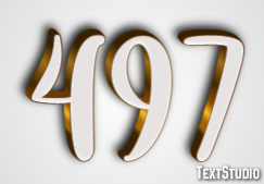 497 Text Effect